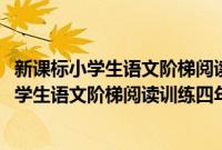 新课标小学生语文阶梯阅读训练四年级最新版(关于新课标小学生语文阶梯阅读训练四年级最新版的简介)