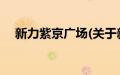 新力紫京广场(关于新力紫京广场的简介)