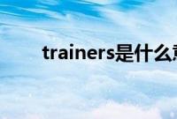 trainers是什么意思中文（trainer）