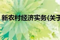 新农村经济实务(关于新农村经济实务的简介)