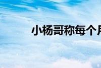 小杨哥称每个月工资支出5000万