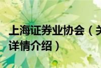 上海证券业协会（关于上海证券业协会的基本详情介绍）