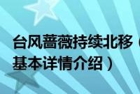 台风蔷薇持续北移（关于台风蔷薇持续北移的基本详情介绍）