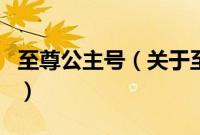 至尊公主号（关于至尊公主号的基本详情介绍）