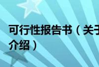 可行性报告书（关于可行性报告书的基本详情介绍）