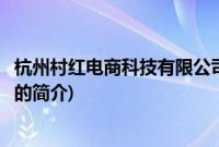 杭州村红电商科技有限公司(关于杭州村红电商科技有限公司的简介)