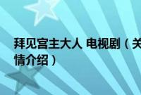 拜见宫主大人 电视剧（关于拜见宫主大人 电视剧的基本详情介绍）