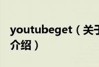 youtubeget（关于youtubeget的基本详情介绍）