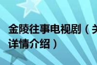 金陵往事电视剧（关于金陵往事电视剧的基本详情介绍）