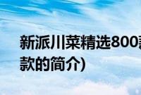 新派川菜精选800款(关于新派川菜精选800款的简介)