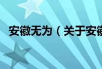 安徽无为（关于安徽无为的基本详情介绍）