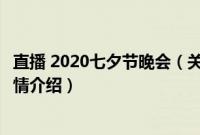 直播 2020七夕节晚会（关于直播 2020七夕节晚会的基本详情介绍）