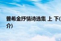 普希金抒情诗选集 上 下(关于普希金抒情诗选集 上 下的简介)