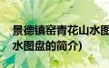 景德镇窑青花山水图盘(关于景德镇窑青花山水图盘的简介)