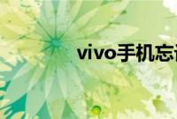 vivo手机忘记密码怎么解锁