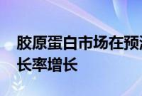 胶原蛋白市场在预测期内以5.5%的复合年增长率增长