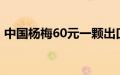 中国杨梅60元一颗出口迪拜 这是什么原因呢