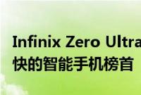 Infinix Zero Ultra 目前位居印度充电速度最快的智能手机榜首