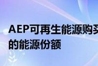 AEP可再生能源购买了沙漠天空和特伦特梅萨的能源份额