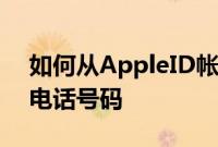 如何从AppleID帐户中删除或更改受信任的电话号码