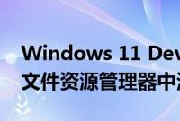 Windows 11 Dev Insider Build 25136在文件资源管理器中添加选项卡