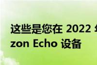 这些是您在 2022 年可以买到的最好的 Amazon Echo 设备