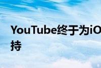 YouTube终于为iOS和iPadOS带来画中画支持