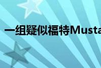 一组疑似福特Mustang全新车型的谍照出现